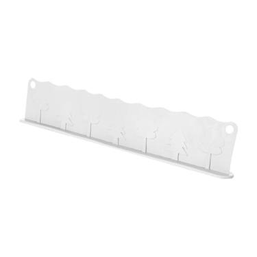 Imagem de Fenteer Placa de proteção contra respingos de água para cozinha, divisória de respingos para pia, defletor de água para de cozinha, fogão e, Branco