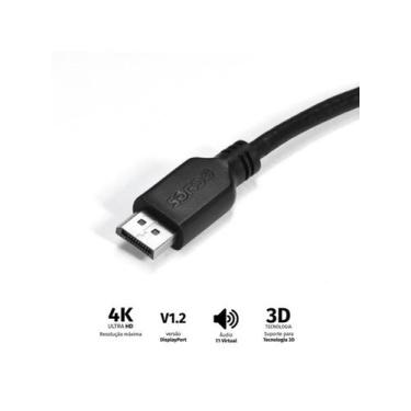 Imagem de Cabo Mini Displayport Macho Para Displayport Macho V.1.2 28awg Puro Co