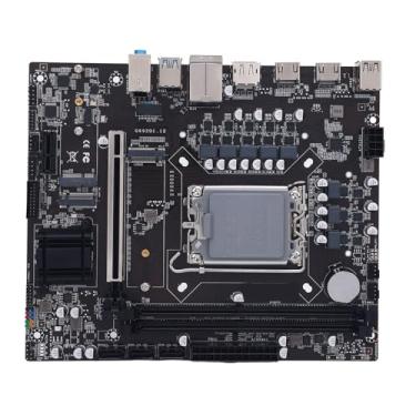 Imagem de Zyyini Placa-mãe para Jogos H610, Placa-mãe LGA 1700 DDR4 M.2 SATA3.0 PCIe 4 WiFi LAN ATX Com HDMI, Interfaces DisplayPort, para I3 I5 I7 I9 12th 13th 14th Gen