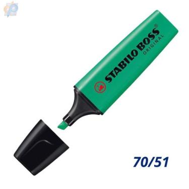 Imagem de Caneta Stabilo Marca Texto Boss, MARCA TEXTO BOSS - 70/51 - VERDE ESCU