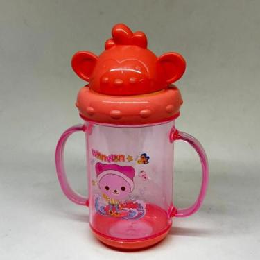 Imagem de Copo Infantil com Alça Antivazamento Treinamento Bebê - BJ-POP, Rosa