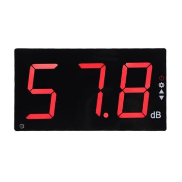 Imagem de Asixxsix Decibel Meter, de 30db a 130dB Montagem de Som do Som Parede Medidor Com Grande Visor e Alarme de LED de 3,0 Polegadas, para Monitoramento de Ruído na Fábrica