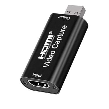Imagem de JOMOCARE Placa de captura de áudio e vídeo HDMI 4K, placa de captura HDMI para USB 1080p para transmissão, gravação, transmissão ao vivo, ensino, jogos, videoconferência, webcam (USB 2.0)