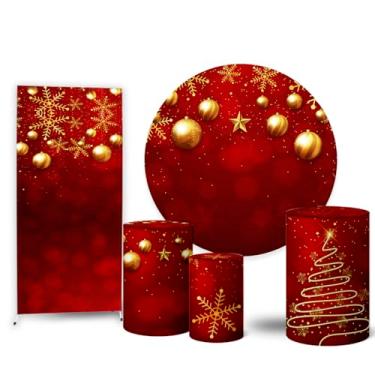 Imagem de Trio Capas Cilindro + Painel Sublimado + Lateral Natal (K2NAT0044)