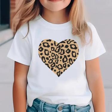 Imagem de Camiseta Infantil Básica Unissex Algodão Filha Animal Print - Infantil