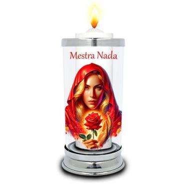 Imagem de Protetor de Velas 7 dias Mestre Ascensionado Nada Castiçal - Balaio de