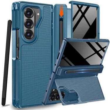 Imagem de Capa de telefone NINKI para Samsung Galaxy Z Fold 7 com suporte para c