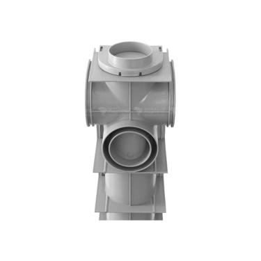 Imagem de Grelha Coletora Agua Pluvial Calha Cinza Para Piso - Roma