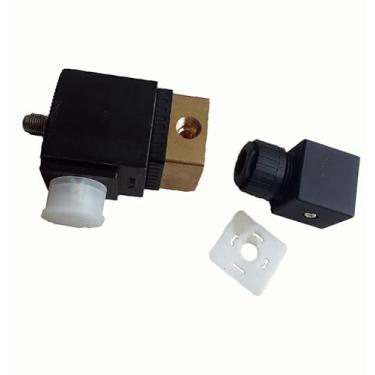 Imagem de Geofrey Válvula solenoide de descarga 54774302 22289797 compatível com peças de reposição de compressor de ar Ingersoll Rand 120V G1/8 232PSI