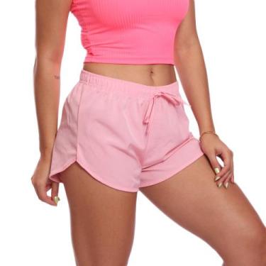 Imagem de Shorts Curto Feminino Tactel Praia Piscina Academia Corrida - Adriben,