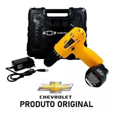 Imagem de Parafusadeira Furadeira À Bateria Bivolt 12v - Chevrolet