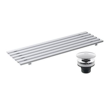 Imagem de Kit p/ Cuba Deca c/ Grelha Valvula Conector Cromado 2013.c