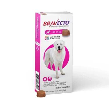 Imagem de Bravecto 1400mg 40 a 56kg Longa Duração contra Parasitas - Msd