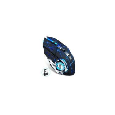 Imagem de Mouse sem fio para jogos RGB iluminado recarregável - Lightbek Officia