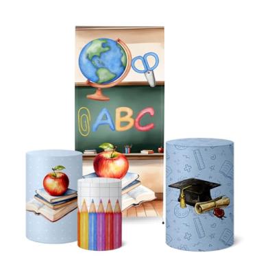 Imagem de Trio Capas Cilindro + Painel Lateral Romano Dia do Professor (K5PROF0002)