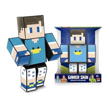 Imagem de Boneco Mine Beto Gamer 25cm Original Youtuber Gamer Articulado