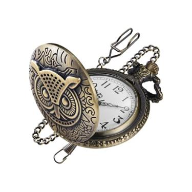 Imagem de Realpoo Relógio de bolso masculino Qwl de quartzo sólido, mostrador em numerais árabes com corrente, relógio de bolso masculino, CF-new25