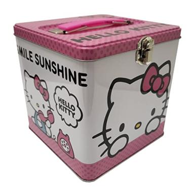 Imagem de The Tin Box Company Lata de armazenamento GG com alça, Hello Kitty