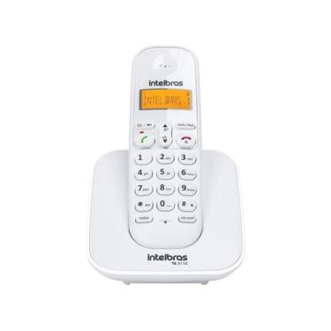 Imagem de Telefone Sem Fio Intelbras TS 3110 Branco C/ Bloqueador, Identificador