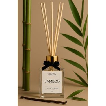 Imagem de Difusor de Ambiente Frasco de Vidro Essência Premium com 8 Varetas 100ml (Bambo)