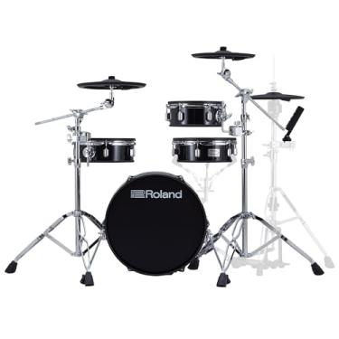 Imagem de Roland Kit de bateria eletrônica estilo acústico V simplificado com cascas de profundidade rasa e módulo TD-07 (VAD103-1), preto