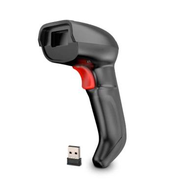 Imagem de Leitor de Código de Barras QR Code - Goldentec 67658 - USB, Bluetooth e 2.4GHz - 2D - Preto