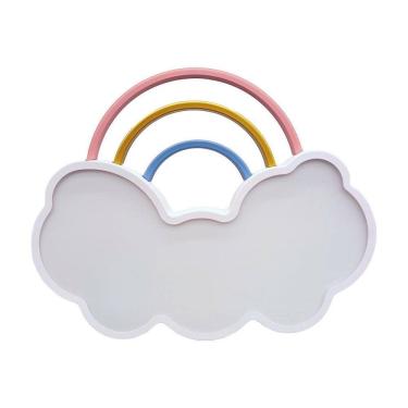 Imagem de Lustre De Led Infantil Nuvem E Arco-Íris 4000K