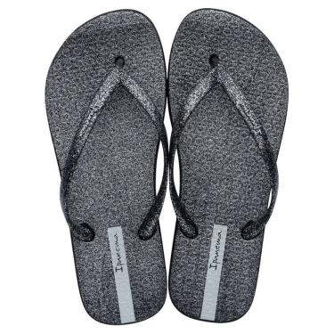Imagem de Chinelo de Dedo Feminino Dia a Dia Casual Ipanema Glitter