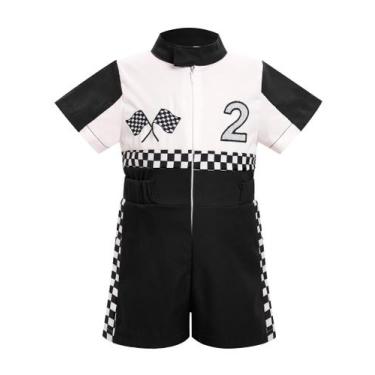 Imagem de Traje IMEKIS Baby Race Car Driver de 2º aniversário, roupa 18-24M