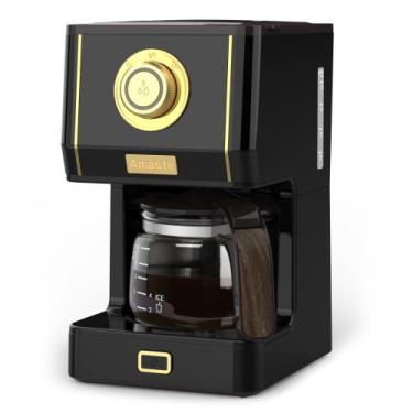 Imagem de Cafeteira Amaste CM 1003AE Retro Style 750mL 600W Preta