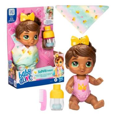 Imagem de Brinquedo Infantil Boneca Baby Alive Bebê Shampoo Sophia Sparkle (More