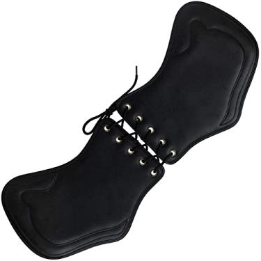 Imagem de NTHREEAUTO Defletor de couro com escudo térmico universal para motocicleta compatível com Harley Dyna Sportster Iron 883 Road Glide Softail