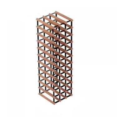 Imagem de hezhuhe2258 Suporte de vinho para armazenamento de vinho rack de armazenamento de vinho armário de vinho doméstico comercial loja de vinho adega adega rack de vinho de madeira maciça rack de vinho