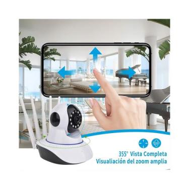 Imagem de Câmera de segurança Robotizada HD IP WiFi 1080p com 5 antenas - Lightb