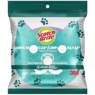 Imagem de Esponja Nao Risca PETS SCOTCH Brite Gato - 3M