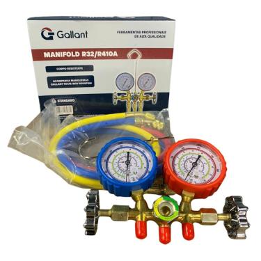 Imagem de Manifold R32/R410A com Mangueira Gallant 90CM 800-4000PSI