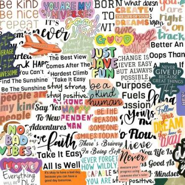 Imagem de Adesivos Yodeeni Inspirational 120 unidades para material de escritóri