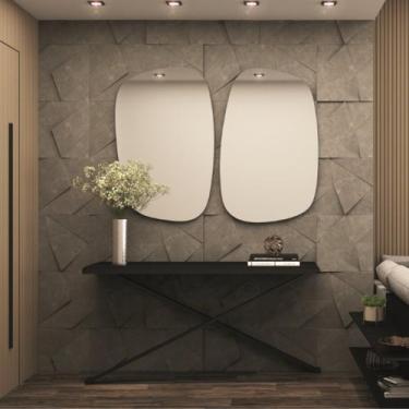 Imagem de Conjunto Espelho Organico Goiania 70x90 Cm - Euronobre