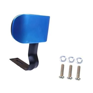 Imagem de UGPLM Encosto para bicicleta elétrica Encosto para passageiro Almofada para costas macia, conveniente e universal, fácil de instalar para bicicleta elétrica, Azul