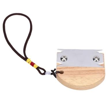 Imagem de Asixxsix Aparador de Bordas, Cabo de Madeira, Lâmina de Aço Inoxidável, Cortador de Bordas Laterais Com 2 Lâminas de Reposição, para Marcenaria, PVC ABS, Folheado de Melamina