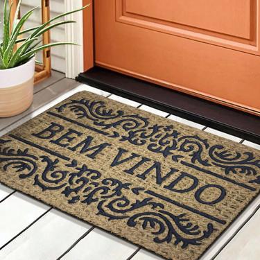 Imagem de 1 Tapete Porta Capacho Fibra Coco Antiderrapante 40x60 P1