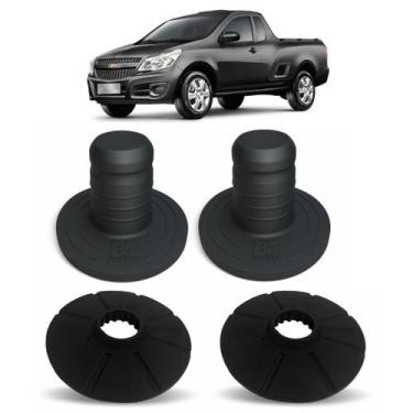Imagem de Kit Calço Mola e Batente Traseiro Chevrolet Montana - Borfix