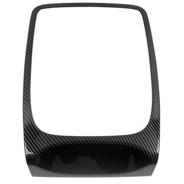 Imagem de Bishop Tate Para Dodge Durango 2014-2020 painel de carro navegação GPS moldura decoração capa acabamento ABS fibra de carbono acessórios interiores 1 peça