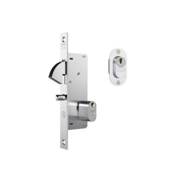 Imagem de Fechadura Porta De Correr Stam 26.5mm Externa 940 Inox Escovado