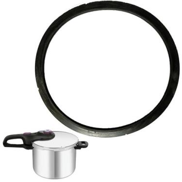 Imagem de Borracha Panela Pressão Rochedo Inox 6 E 8 Litros Preto Com Pique Anel