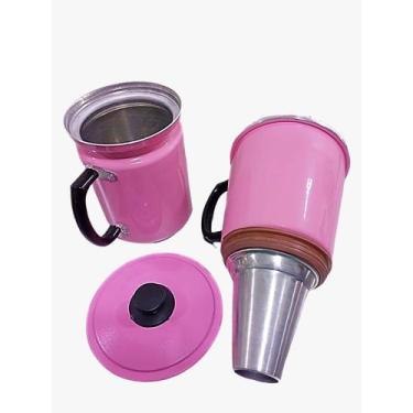 Imagem de cafeteira italiana de 1 litro de alumínio resistente já acompanha filt