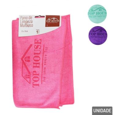 Imagem de Pano de Limpeza Poliéster 35x75cm Multiuso Color - Tudo em Caixa