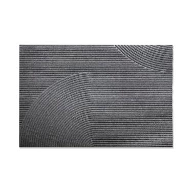 Imagem de HEYMAT Stein Tapete para porta da frente, tapete para ambientes internos e externos, impermeável, decoração de casa escandinava, tapete de entrada de outono, tapete de entrada 3x4 - cinza