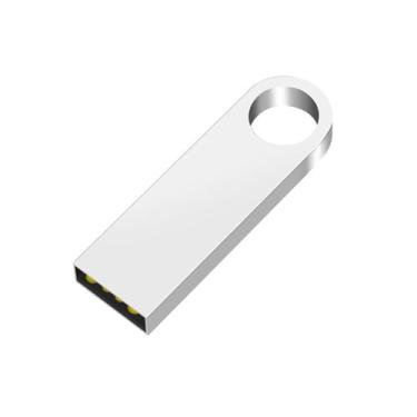 Imagem de Pen drive USB de metal de 16 GB, cartão de memória USB 2.0, pen drive portátil para PC, laptop