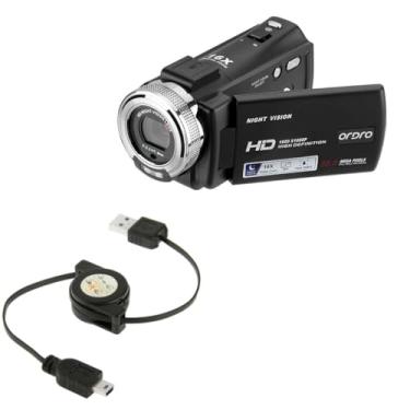 Imagem de BoxWave Cabo compatível com ORDRO HDV-V12 - miniSync, retrátil, cabo de sincronização portátil